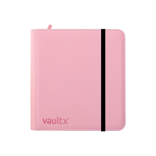 12-Pocket Strap Binder - Pink