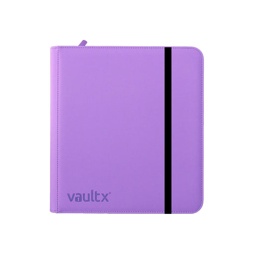 12-Pocket Strap Binder - Purple